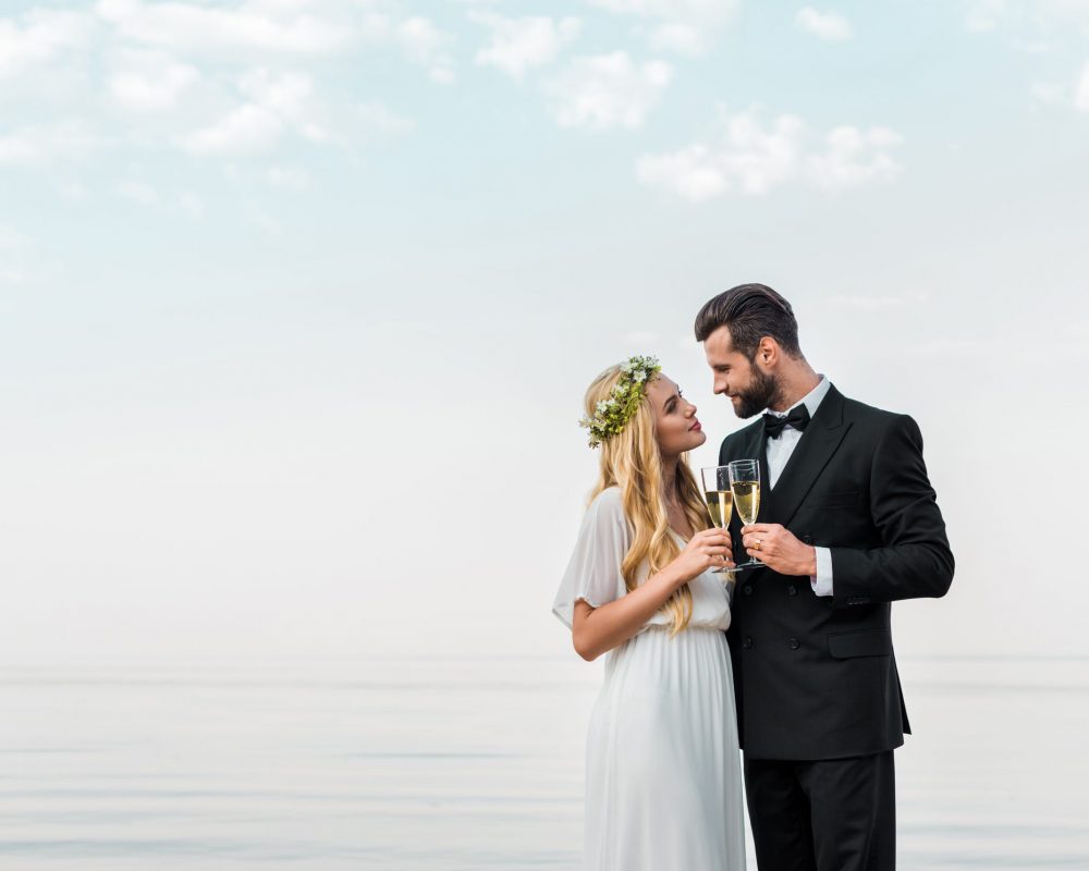Hochzeitspaar am Bodensee